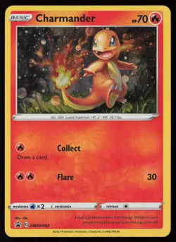 SWSH: Sword & Shield Promo Cards #SWSH092 Charmander - Image 1