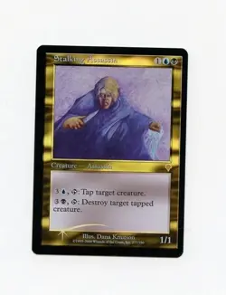 Stalking Assassin Invasion FOIL LP Magic the Gathering COOL OLD FOIL - Image 1