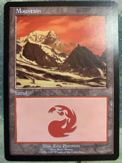 MTG Mountain - Mont Blanc Euro Set 3 Euro Land Promos Regular Promo NM - Image 1