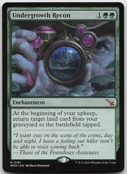 Undergrowth Recon 181 Mythic Murders at Karlov Manor NM MTG - Image 1