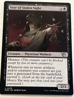 Seer of Stolen Sight (U) MTG March Of The Machine MOM - Image 1