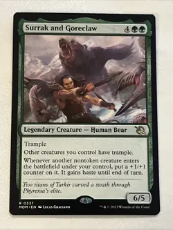 Surrak and Goreclaw (R) MTG March Of The Machine MOM - Image 1