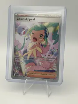 Pokemon TCG Lisia's Appeal 246/191 Sv08: Surging Sparks Holo Trainer-Supporter - Image 1
