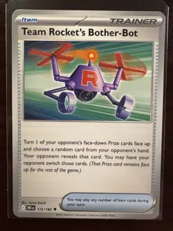 Pokemon S&V Destined Rivals #172/182 Team Rocket’s Bother-Bot - Image 1
