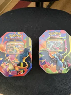 Pokemon Mega Charizard -Set of 2- Tins - Image 1