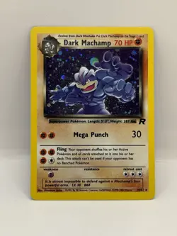 Pokemon TCG – Dark Machamp LP Holo 10/82 | Team Rocket (Vintage) - Image 2