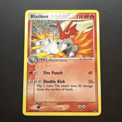 POKEMON TCG BLAZIKEN 1/17 HOLO RARE LP POP SERIES 1 - Image 1