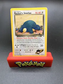 Pokemon TCG Rocket's Snorlax 33/132 Team Rocket Rare English Non Holo HP/MP - Image 1