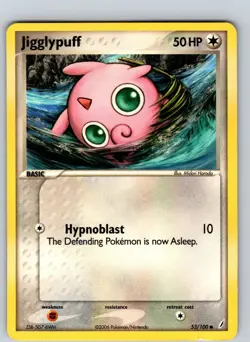 Jigglypuff 53/100 2006 EX Crystal Guardians Regular Common - Image 1