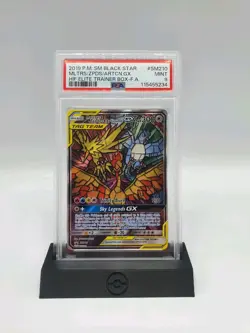 Pokemon TCG Moltres & Zapdos & Articuno - Hidden Fates Stained Glass Promo-SM210 - Image 1