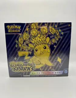 Pokemon Tcg: Surging Sparks Elite Trainer Box ETB SV08 - Factory Sealed!! - Image 1