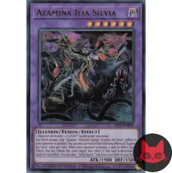 Yugioh Azamina Ilia Silvia 25LP-EN010 Ultra Rare Limited Edition NM - Image 1
