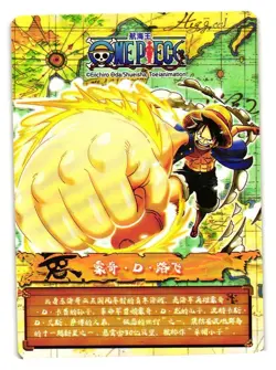 MONKEY D LUFFY R R-015 HOLO FOIL ONE PIECE Anime TCG CCG Collectible Card - Image 2