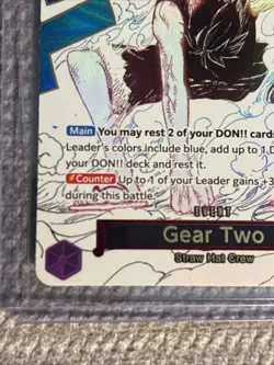 One Piece Gear Two (Alternate Art) OP11-080 A Fist of Divine Speed Foil - Image 4