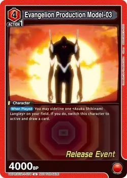 Evangelion Production Model-03 Release - UEPR/EVA-1-078 NM - Union Arena - Image 1