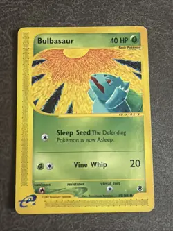 Bulbasaur 95/165 2002 Expedition Pokemon Card TCG WOTC Vintage Non Holo - HP/MP - Image 1