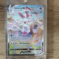 Pokemon Sylveon VMAX 212/203 Evolving Skies Rapid Strike Ultra Rare Holo Card - Image 1