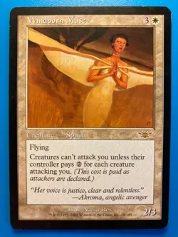 MTG 1x Windborn Muse # 28 Legions Modern Magic the Gathering Card x1 LP - Image 1