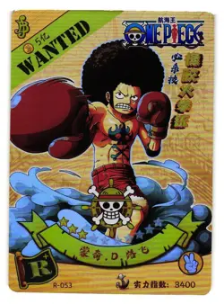 Monkey D. Luffy R R-053 One Piece Anime TCG CCG Anime Card - Image 1