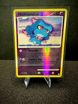 Misdreavus 91/130 Diamond & Pearl Reverse Holo Pokemon TCG Card LP - Image 1