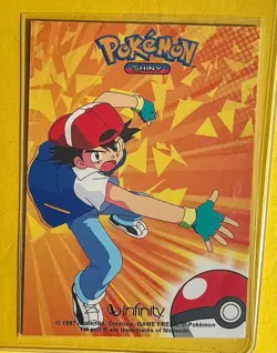 💥 Shiny CUBONE Pokemon Vintage Art CARD Metallic Foil Collectible Anime NM💥 - Image 2