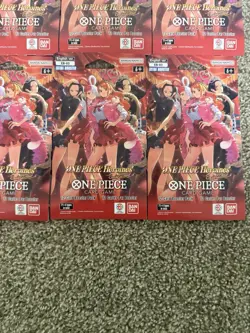 One Piece Card Game EB-03 Heroines Sleeved Booster Packs Lot of 10 Sealed - Image 2