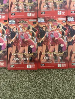 One Piece Card Game EB-03 Heroines Sleeved Booster Packs Lot of 10 Sealed - Image 3