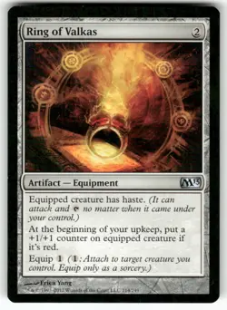 Ring of Valkas U Magic 2013 (M13) Normal 214 MTG LP - Image 1