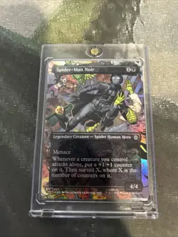 MTG Spider-Man Noir (Borderless) - Marvel's Spider-Man (SPM) #204 MTG - Image 4