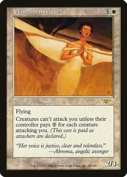 Legions Windborn Muse MTG Magic the Gathering NM - Image 1