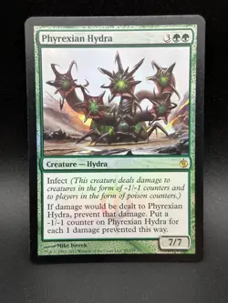 MTG Phyrexian Hydra R Mirrodin Besieged #85 FOIL - Image 1