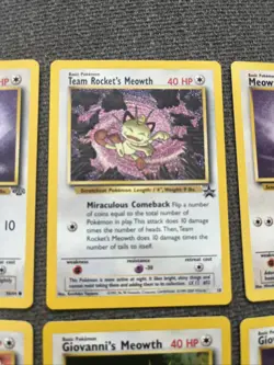 Team Rockets Meowth #18 - Black Star Promo WOTC Pokemon TCG - Image 3