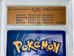 2005 Pokemon Rayquaza Goldstar EX Deoxys Holo #107 GSG 7.5 mit subgrades Deutsch - Image 4