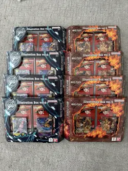 One Piece 13 OP-13 Illustration Box V.5 and V.6 Lot of 8 IN HAND - Image 1