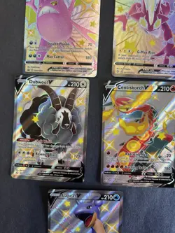 Set Of 5 Shining Fates V And VMax Pokemon TCG Cards Holo Nm Lapras V Toxtricity - Image 5