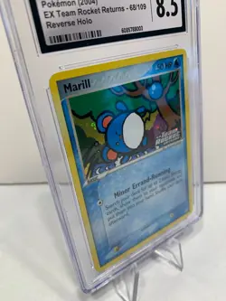 CGC 8.5 Marill EX Team Rocket Returns 68/109 Reverse Holo Stamped Pokemon Card - Image 3