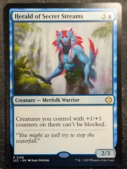 Herald of Secret Streams - Commander : Lost Caverns (MTG) - Image 1