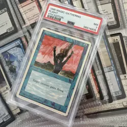 Magic the Gathering Lot 34 Pages +PSA 7 NM 1995 Flight 4th Edition - Image 2