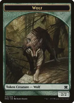 Wolf Token [Modern Masters 2015 Tokens] Near Mint - Image 1