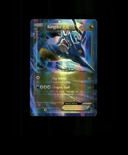 Fan-Art READ DESCRIPTION BELOW HOLO Kingdra Card Kingdra Pokemon Card p3 - Image 1
