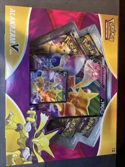 Alakazam v Box Sword Shield Vivid Voltage Pokemon TCG FACTORY SEALED 820650807480 - Image 1
