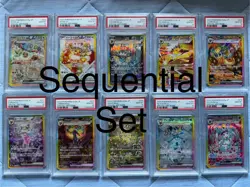 ALL PSA 10 Terastal Festival Eevee Evolution SAR Set Pokemon Japanese Umbreon AS - Image 1