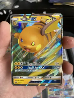 Raichu GX - SM213 - SM Black Star Promo Near Mint Pokemon Promos x1 - Image 1