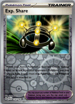Exp. Share 174/198 Scarlet & Violet Base Reverse Holo Pokemon TCG NM - Image 1