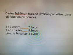 CARTE POKEMON ZARBI L 86/105 ED2 NEO DESTINY WIZARDS - FR - Image 3