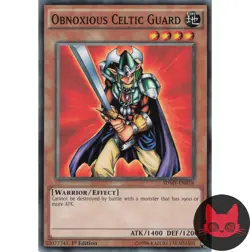 Yugioh Obnoxious Celtic Guard SDMY-EN018 Common 1st Edition NM - Image 1