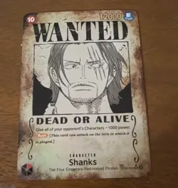 Shanks (004) (Wanted Poster) OP09-004 Emperors in the New World Foil - Image 1