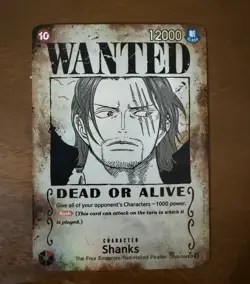 Shanks (004) (Wanted Poster) OP09-004 Emperors in the New World Foil - Image 4