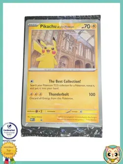 Pikachu at the museum Promo Card Natural History Museum MEP EN 2026 - Image 2
