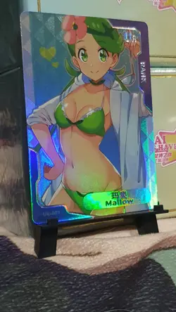 Premium Goddes Story SENPAI HAVEN 3 UR-009 MALLOW POKEMON ANIME WAIFU CARD - Image 2
